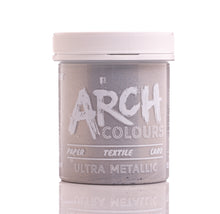 Load image into Gallery viewer, Silver Metallic screen printing ink | Arch Colours  
