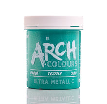 Load image into Gallery viewer, Green Metallic screen printing ink | Arch Colours  
