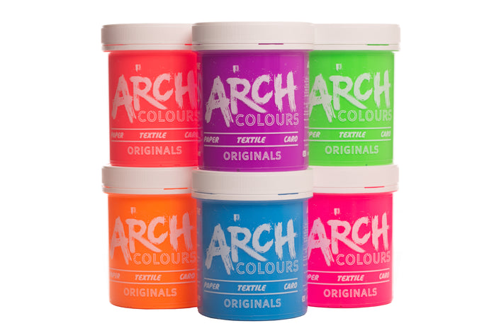 Fluorescent Water Based screen printing ink  | Arch Colours - Originals Neon